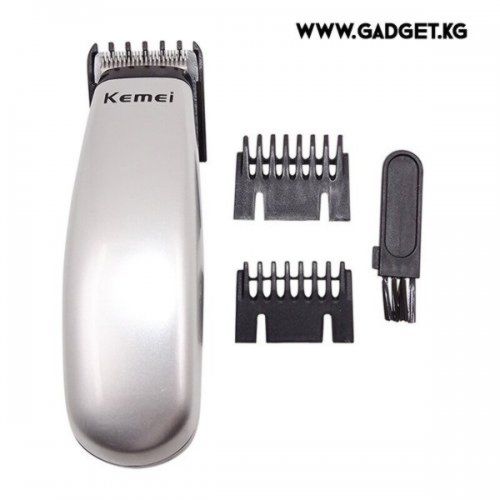 Компактный триммер для волос, машинка для стрижки бороды Kemei KM-666
