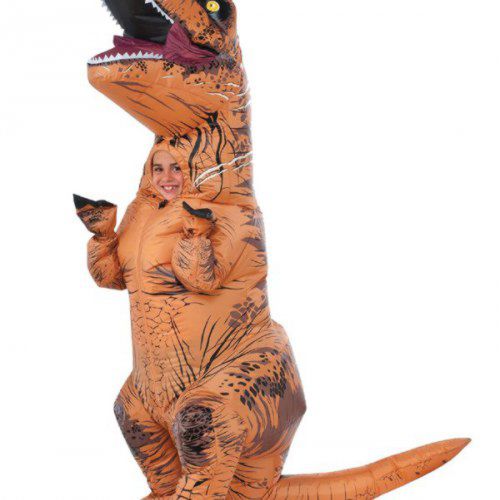 Надувной костюм динозавра T-rex