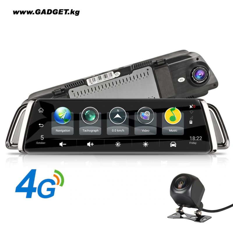Автомобильный 4G, Wi-Fi, GPS Android Регистратор Зеркало E08 4G