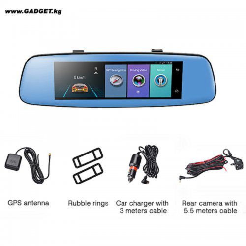 Автомобильный 4G, Wi-Fi, GPS Android Регистратор Зеркало E06 4G