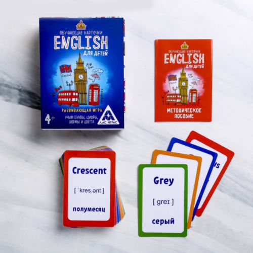 Настольная развивающая игра «English для детей»