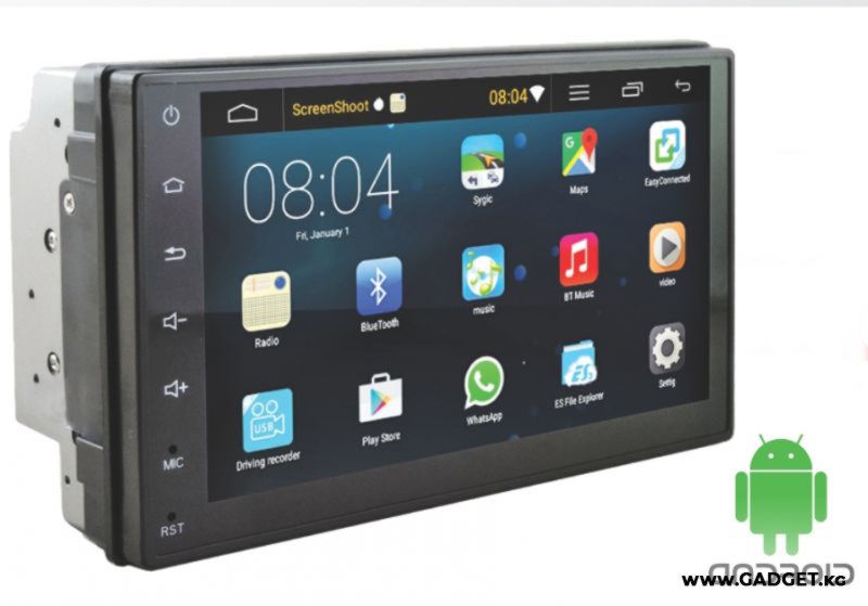 Автомагнитола HW-A47, 1+16GB, Android 8.1, 2 DIN, GPS, Bluetooth, Сенсорный Экран