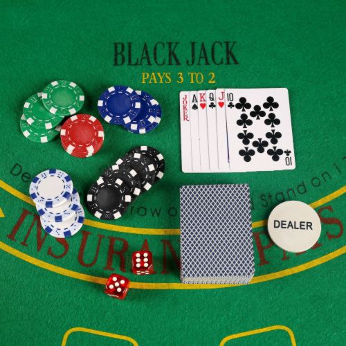 Набор для покера, в металлическом кейсе (карты 2 колоды, фишки 300 шт, 5 кубиков)