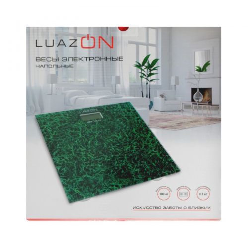 Весы напольные LuazON LVE-005 "Камни", электронные