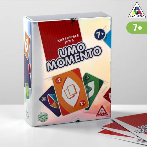 Настольная игра в сияющей упаковке «UMOmomento», 70 карт