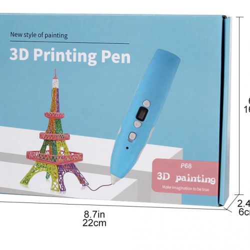 Беспроводная 3D-ручка рисующая холодным пластиком Print Pen P68