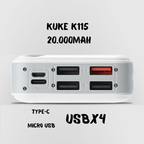 Внешний Аккумулятор Powerbank Kuke K115 20000 Mah
