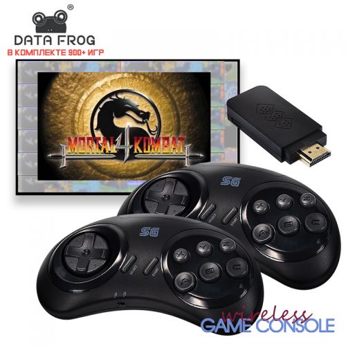 Ретро игровая приставка Sega Data frog 16-bit Y2 SG 900+ игр, HDMI