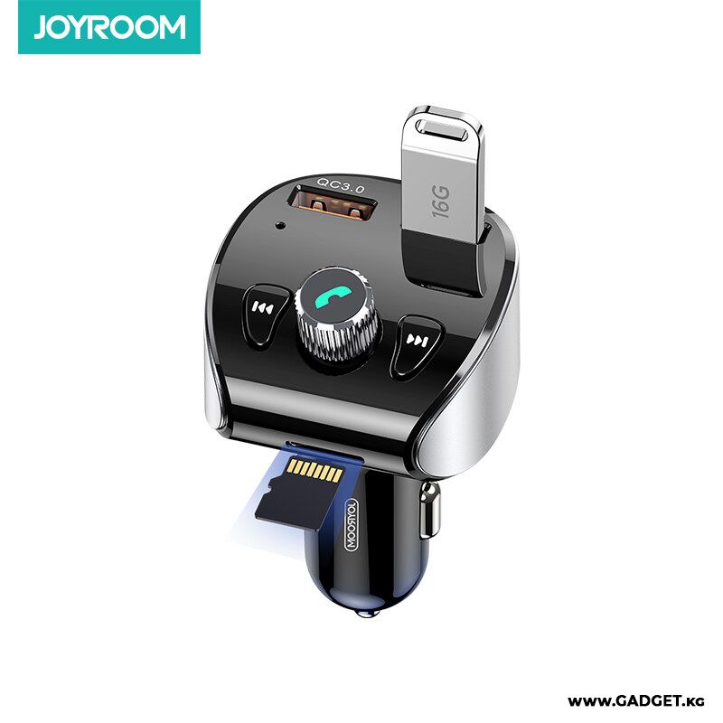 Автомобильный FM-трансмиттер (FM-модулятор)+Громкая связь JoyRoom JR-CL02 
