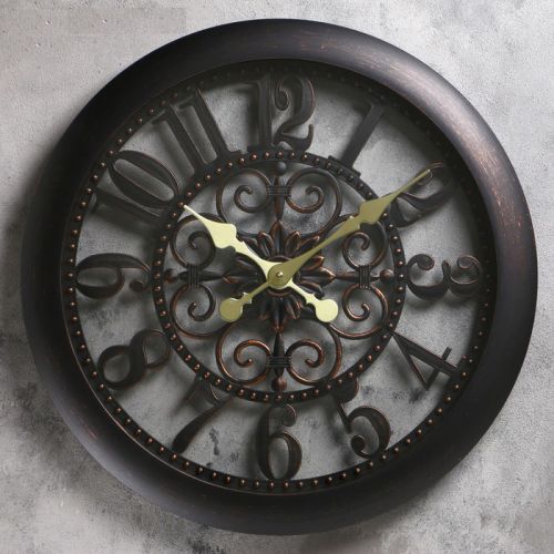Часы настенные, серия: Интерьер, "Барокко", d=50 см
