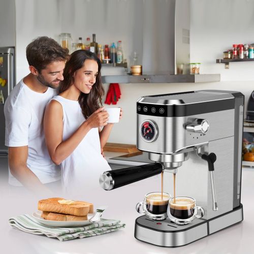 Кофеварка, кофемашина рожковая c капучинатором Espresso maker CM5100