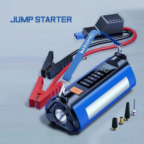 Компрессор для накачки колес 3в1 + Jump Starter Пусковое зарядное устройство Buwei TS03