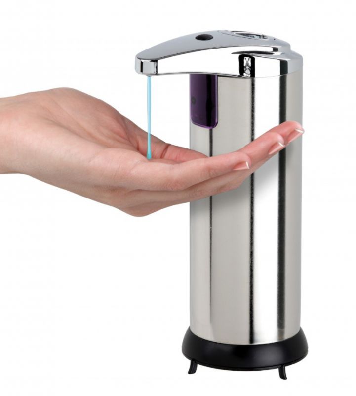 Бесконтактный диспенсер для мыла Touchless Soap Dispenser. Сенсорный дозатор для жидкого мыла Axentia арт. 282449. Автоматический дозатор для жидкого мыла сенсорный диспенсер FK-008. Автоматический сенсорный диспенсер для мыла 300 мл.. Купить автоматический диспенсер