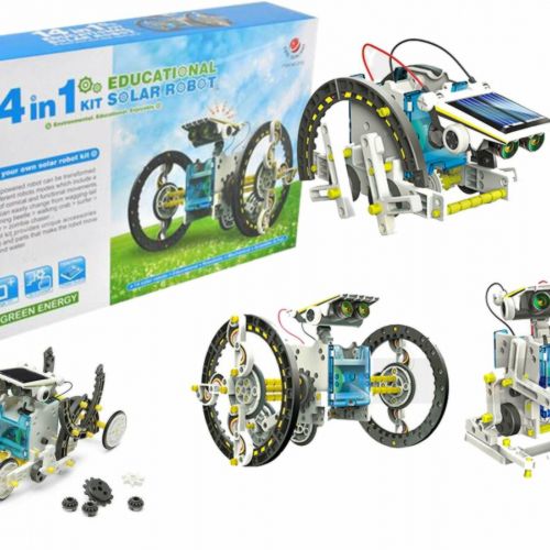 Развивающий конструктор на солнечных батареях 14 в 1 Educational Solar Robot Kit