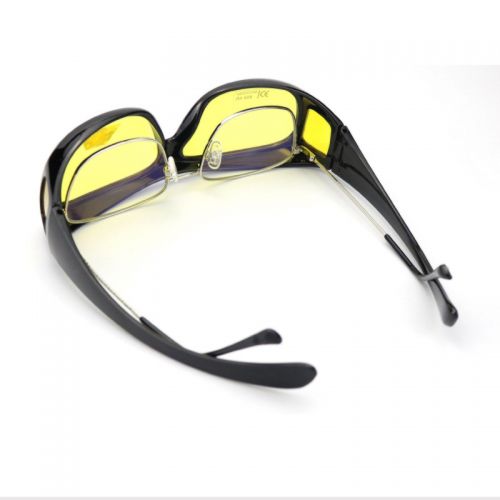 Очки для водителей желтые для ночного вождения HD Vision