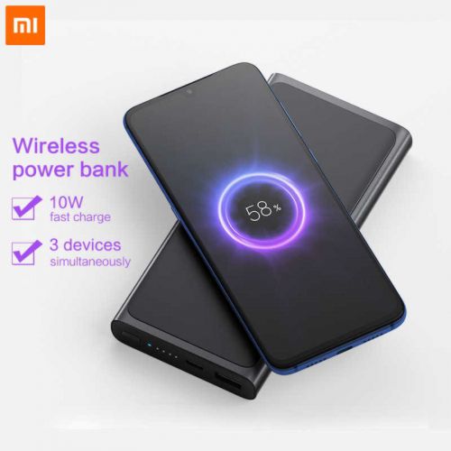 Внешний Аккумулятор Xiaomi Mi Wireless Charger Power Bank 10000 mAh