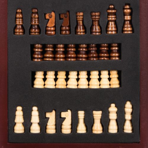 Набор для вина с шахматами "Поздравляю"