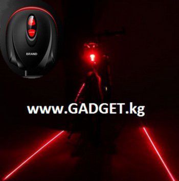Laser+LED габаритный фонарь для велосипеда