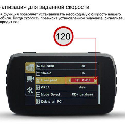 Новинка 2020. Автомобильный Видео Регистратор Комбо 3в1+Радар Детектор+GPS Ruccess LD100