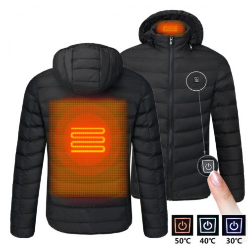 Куртка с капюшоном с подогревом HOT Time, 3 режима температуры