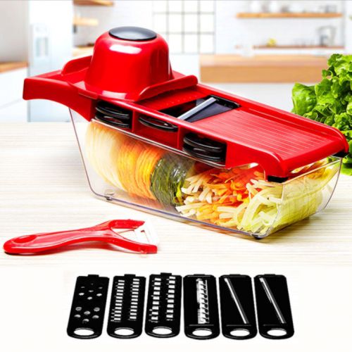 Терка-овощерезка Mandoline Slicer 6 in 1 c контейнером