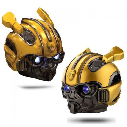 Беспроводная Bluetooth колонка Bumblebee Transformers со светящимися глазами