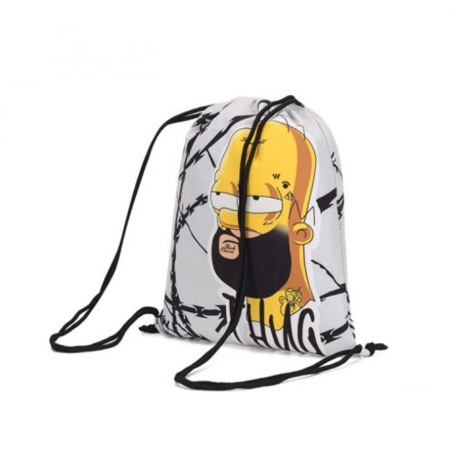 Универсальный складной Вещевой Пляжный Рюкзак-мешок "Симпсоны"