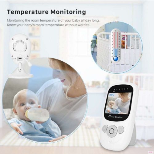 Видеоняня Baby Monitor 2.4" с режимом ночного видения и двусторонней связью