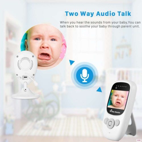 Видеоняня Baby Monitor 2.4" с режимом ночного видения и двусторонней связью