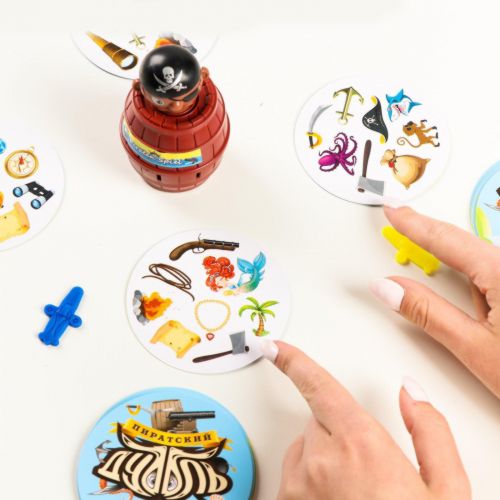 Настольная игра «Дуббль Дуббль Пиратский», на внимание и реакцию