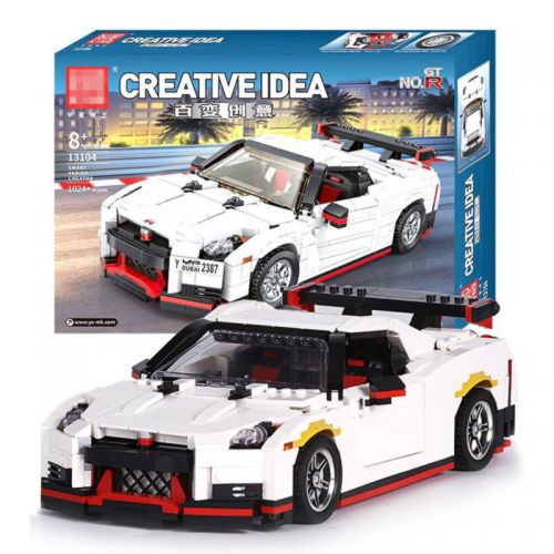 Конструктор MOULD KING Creative Idea 13104 Nissan GTR 1024 Детали