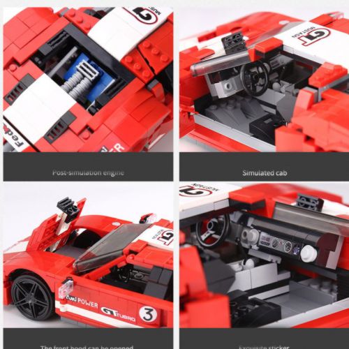 Конструктор Mould King 10001 Ford GT, 919 деталей