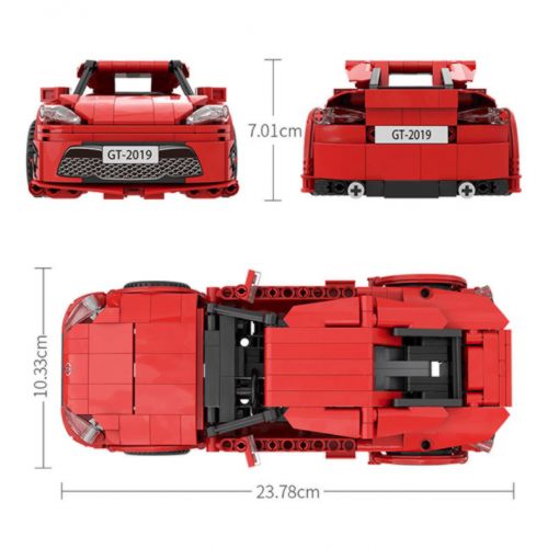 Конструктор Mould King YCQC002 Toyota GT86, 534 деталей