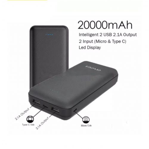 Портативное зарядное устройство Power bank Awei P47K 20000 Mah