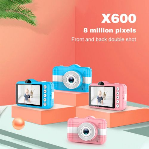 Детский цифровой мини фотоаппарат Kids Camera X600 с двумя камерами.