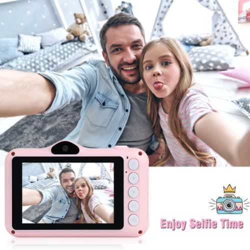 Детский цифровой мини фотоаппарат Kids Camera X600 с двумя камерами.