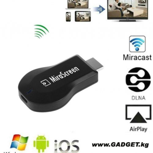 Mirascreen Беспроводной Wi-Fi адаптер для подключения вашего смартфона или компьютера к Телевизору