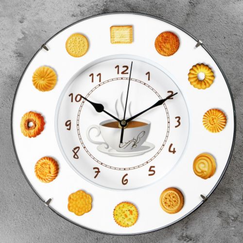 Часы настенные, серия: Кухня, "Печеньки", d=30 см