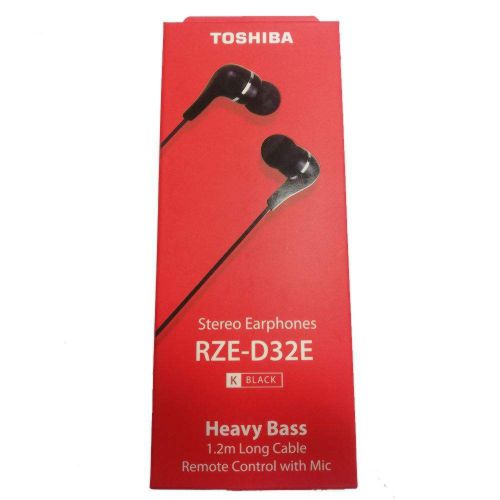 Наушники Проводные Toshiba RZE-D32E Black