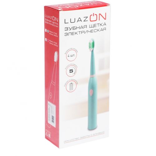 Электрическая зубная щётка LuazON LP-002, + 4 насадки