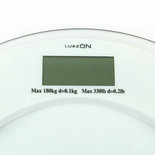 Весы напольные круглые LuazON LVE-001, электронные, до 180 кг
