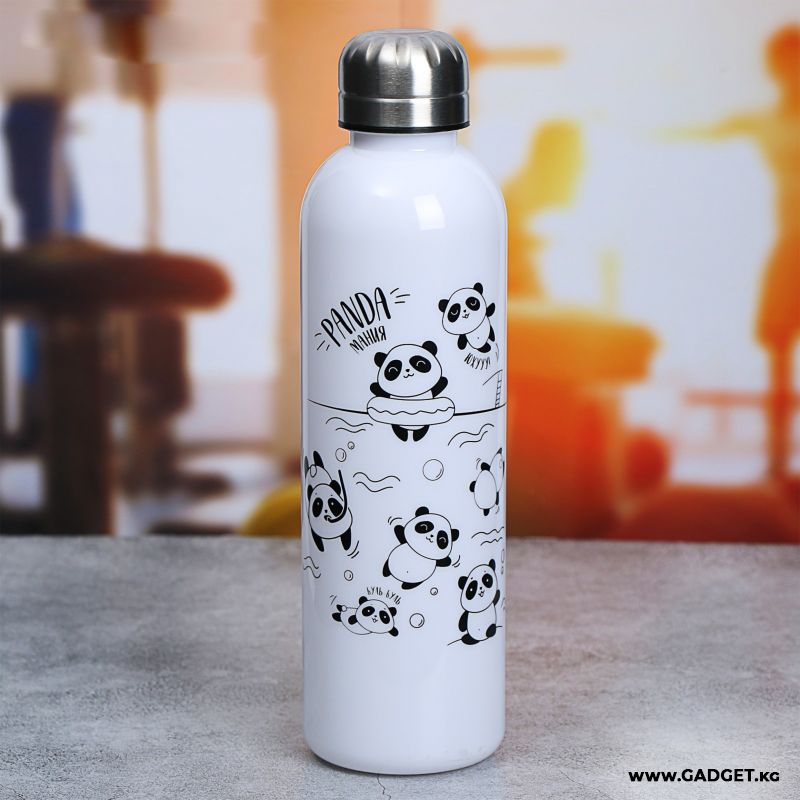 Бутылка для воды "Панда", 700 мл