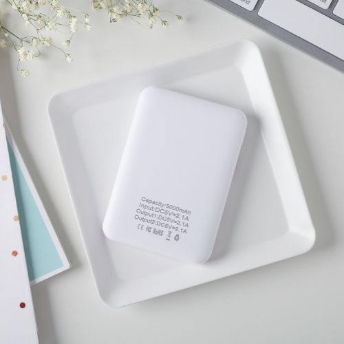 Портативный аккумулятор, «Я не ленюсь» 5000 mAh, 2 USB-разъёма