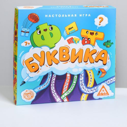 Настольная игра «Буквика», придумай слово на букву