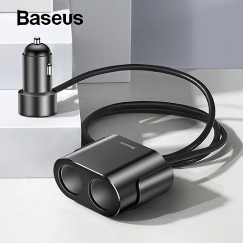 Автомобильное зарядное устройство с разветвителем 2xUSB Baseus High Efficiency One To Two Cigarette