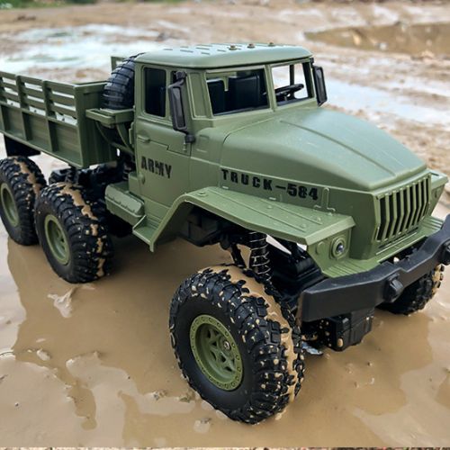 Радиоуправляемый военный грузовик «Урал» 4WD RTR 1:16