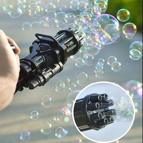 Пулемет из мыльных пузырей, Bubble GUN Blaster машинка для пузырей