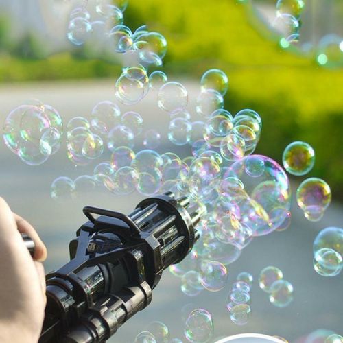 Пулемет из мыльных пузырей, Bubble GUN Blaster машинка для пузырей