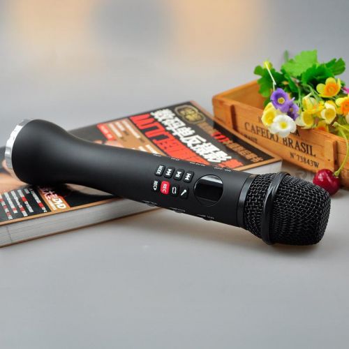 Портативный караоке микрофон со встроенным динамиком и диктофоном Lewinner L-598