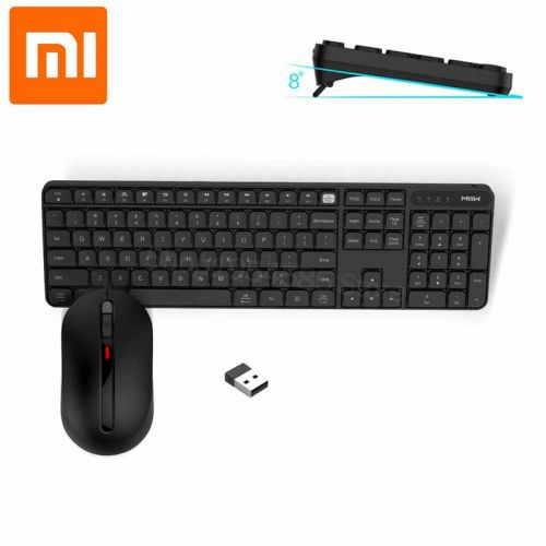 Комплект клавиатура + мышь Xiaomi MiiiW Wireless Silent Combo